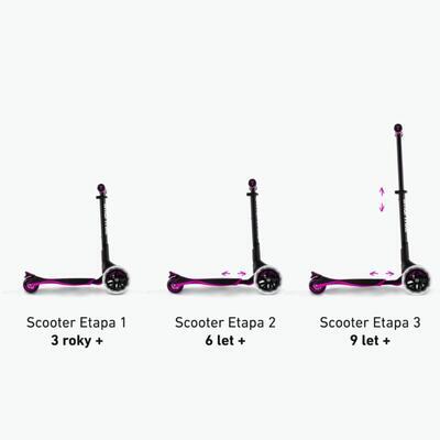 Koloběžka SMAR TRIKE Xtend Scooter 2024, pink - 2