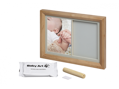 Dřevěný rámeček BABY ART Tiny Touch 2021, honey - 2