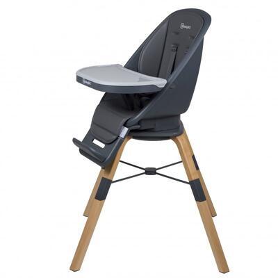 Jídelní židlička BABYGO Carou 360° 2022, grey - 2