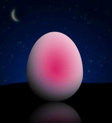 LED noční světlo REER Vajíčko měnící barvy 2022 - 2