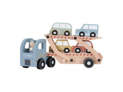Dřevěný náklaďák s autíčky LITTLE DUTCH 2023 - 2