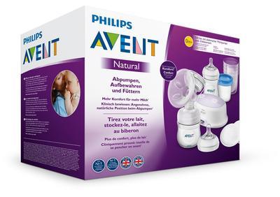 Odsávačka mateřského mléka Natural elektrická sada pro kojení Philips AVENT 2018 - 2