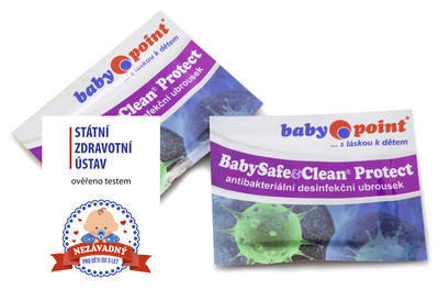Vlhčené ubrousky BabySafe&Clean Protect 2018 - 2