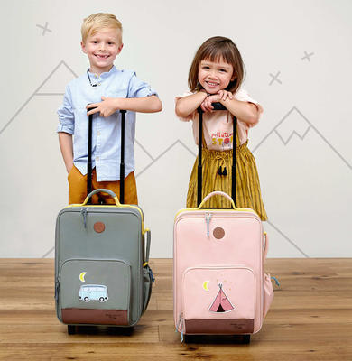 Dětský kufr LÄSSIG Trolley 2020, adventure tipi - 2