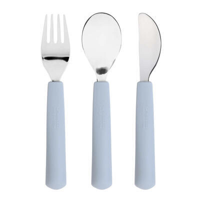 Dětský příbor LÄSSIG Cutlery with Silicone Handle 3pcs Happy Rascals 2024 - 2