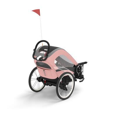 Kočárek CYBEX Zeno Bike 2022, silver pink - 2