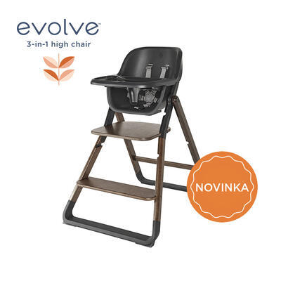 Jídelní židle ERGOBABY Evolve 2v1 2023, dark wood - 2