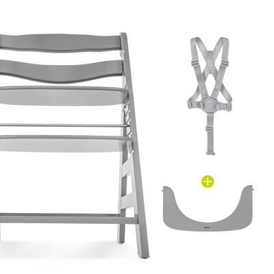 Jídelní židle HAUCK Alpha+ set 2v1 2024, grey + polstrování melange charcoal - 2