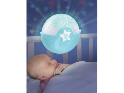 Noční lampička INFANTINO s projekcí 2021, modrá - 3