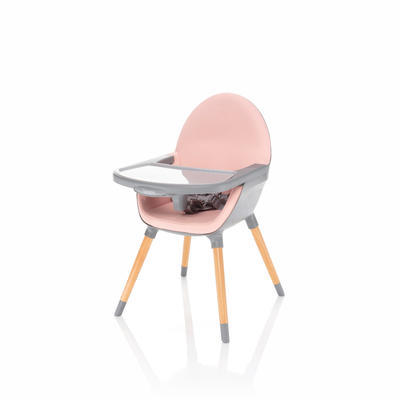 Jídelní židlička ZOPA Dolce 2021, blush pink/grey - 3