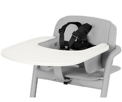 Židlička CYBEX Lemo Wood 2021 včetně doplňků, porcelaine white/storm grey - 3