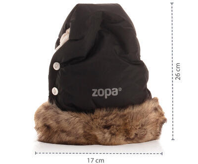 Zimní rukavice na kočárek ZOPA Fluffy 2 2023, foggy grey - 3