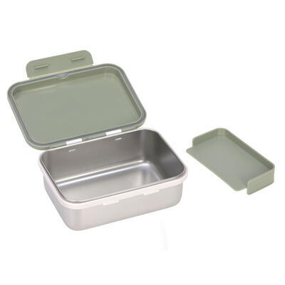 Box na svačiny LÄSSIG Lunchbox Stainless Steel Happy Prints 2024, light olive - 3