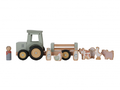 Dřevěný traktor s přívěsem LITTLE DUTCH Farma 2023 - 3/5