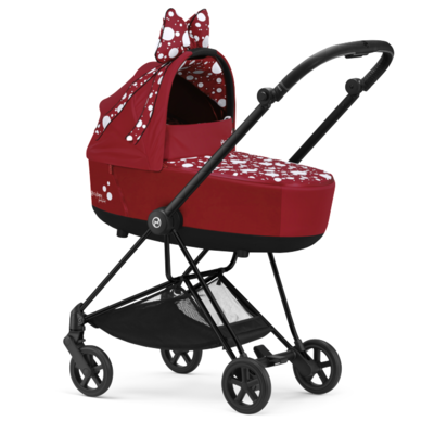 Kočárek CYBEX by Jeremy Scott Mios Seat Pack Petticoat Red 2021 včetně korby, podvozek Mios Chrome Brown - 3