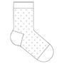 Ponožky HAPPY HANDS FreshWear 4ks White/Silver 2017 - 3/6
