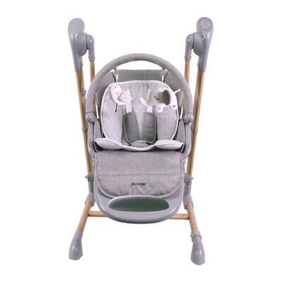 Jídelní židlička BO JUNGLE B-Swinging Chair Wood 2023, grey - 3