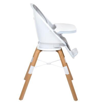 Jídelní židlička BABYGO Carou 360° 2022, white - 3