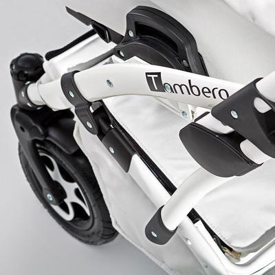 Kočárek DEPEMO Tambero Eco 2016 včetně autosedačky + DÁREK, bílá/bílý rám - 3