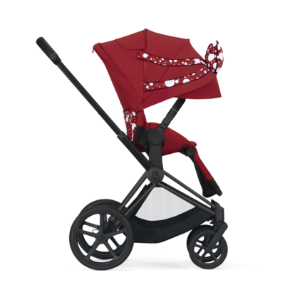 Kočárek CYBEX by Jeremy Scott Priam Seat Pack Petticoat Red 2021, podvozek Priam Chrome Black - 4