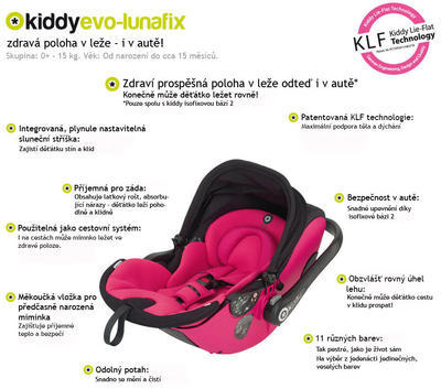 Autosedačka KIDDY Evo-Lunafix Limitovaná edice 2016 - 4