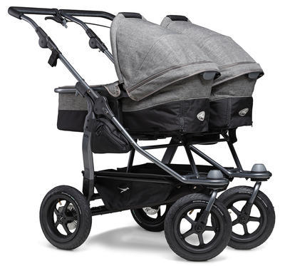 Kočárek TFK Duo Stroller Air Wheel Premium 2023, grey - 4