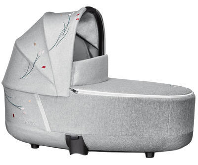 Kočárek CYBEX Set Priam Lux Seat Fashion Koi 2021 včetně autosedačky, podvozek Priam Matt Black - 4