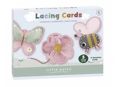 Šněrovací karty LITTLE DUTCH Květiny a motýli 2023 - 4