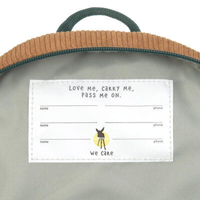 Dětský batoh LÄSSIG Tiny Backpack Cord Little Gang Smile 2024, caramel - 4