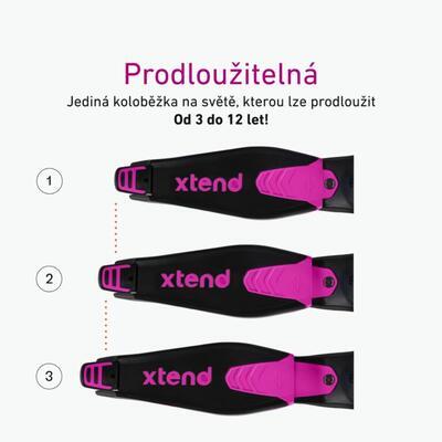 Koloběžka SMAR TRIKE Xtend Scooter 2024, pink - 4