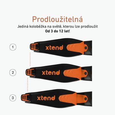 Koloběžka SMAR TRIKE Xtend Scooter 2024, orange - 4