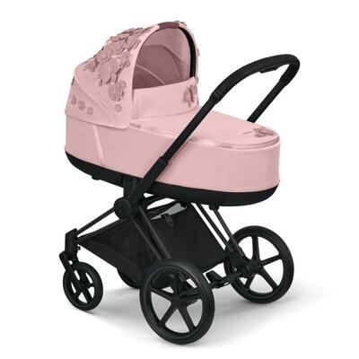 Hluboká korba CYBEX Priam Lux Carry Cot Fashion Simply Flowers Collection 2021, light pink - 4
