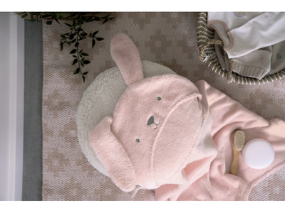 Osuška s kapucí MAMAS & PAPAS 2022, pink bunny - 4