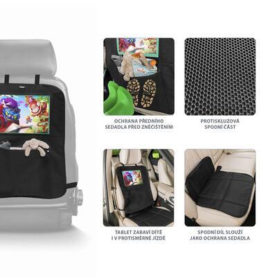 Ochrana sedadla pod autosedačku ZOPA s kapsou na tablet 2024 - 4