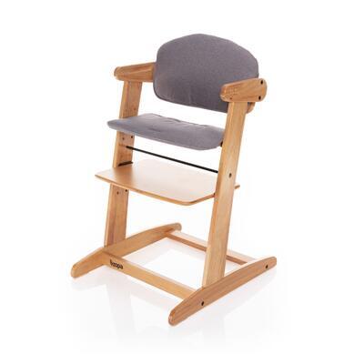 Jídelní židlička ZOPA Grow-up 2020, natur/grey - 4