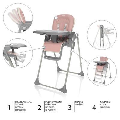 Dětská jídelní židlička ZOPA Pocket 2024 - 4