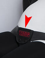 Bezpečnostní pás do auta pro těhotné SCAMP Comfort Isofix 2020, červený - 4