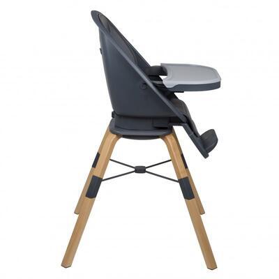 Jídelní židlička BABYGO Carou 360° 2022, grey - 4