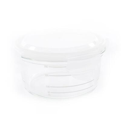 Skleněné misky s víčky BO JUNGLE B-Glass Bowls 280ml 2021, white/grey/pink - 4