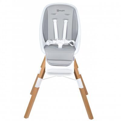 Jídelní židlička BABYGO Carou 360° 2022, white - 4