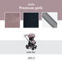 Kočárek JOOLZ Day+ 2021 včetně Baby-Safe2 i-Size, premium pink - 4/5