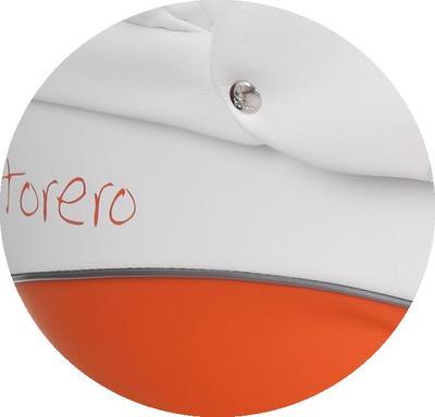 Kočárek DEPEMO Torero ECO 2017, TOECO2/B bílá-oranž - 4