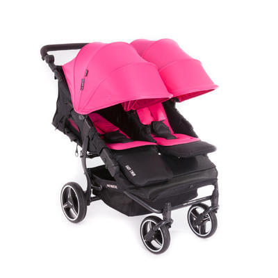 Kočárek BABY MONSTERS Easy Twin Black Colour Pack 2020, tmavě růžový - 5