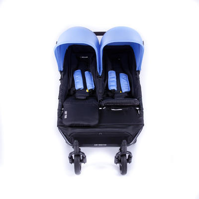 Kočárek BABY MONSTERS Easy Twin Black Colour Pack 2020, světle modrý - 5