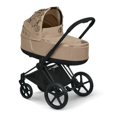 Hluboká korba CYBEX Priam Lux Carry Cot Fashion Simply Flowers Collection 2021, mid beige - 5