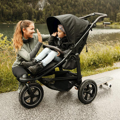 Kočárek TFK mono2 stroller - air wheel premium 2024, 415 grey - 5