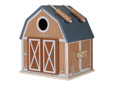 Přenosný dřevěný domeček pro panenky LITTLE DUTCH Farma 2023 - 5