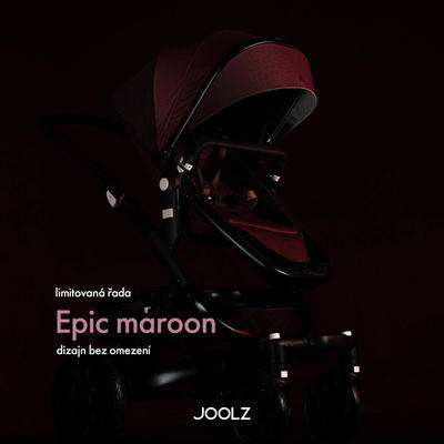 Kočárek JOOLZ Geo2 kompletní set 2021 Limitovaná edice Epic Maroon - 5