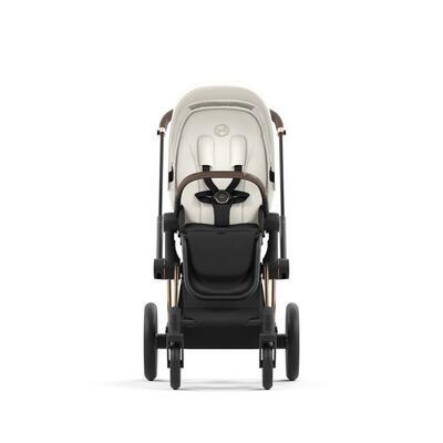 Kočárek CYBEX Priam Chrome Brown Seat Pack 2024 včetně korby, off white - 5