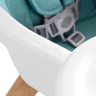 Jídelní židlička KINDERKRAFT Tixi 2v1 2022, turquoise - 6